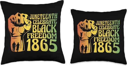 Miniatura 3 de Juneteenth 1865 African American Pride Black Freedom Throw Pillow