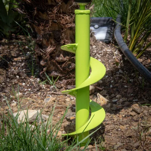 Miniatura 4 de XtremepowerUS Taladro de bulbo de flores para plantas de jardín, poste rápido de 3.5 x 12 pulgadas para maceta o excavadora de agujeros
