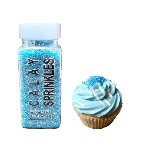 Miniatura 17 de Gránulos dorados para hornear, cristales de azúcar lijados dorados, 4.23 onzas, chispas de azúcar grueso comestibles para decoración de pasteles