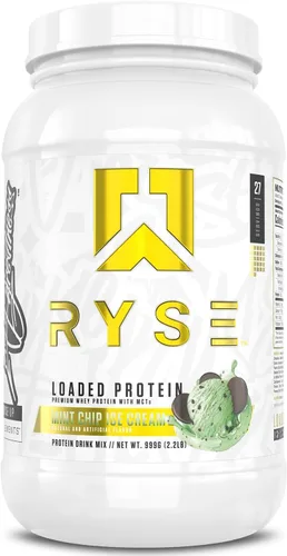 Miniatura 21 de Ryse - Proteína en polvo cargada, 0.88 onzas de aislado y concentrado de proteína de suero de leche, fibra prebiótica y MCT, baja en carbohidratos