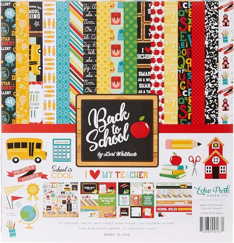 Miniatura 3 de Kit de colección Echo Park de 12 x 12 pulgadas - Primer día de clases
