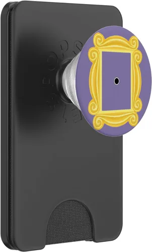 Miniatura 8 de Marco amarillo de puerta morada, mirilla, regalo divertido, PopSockets estándar PopGrip