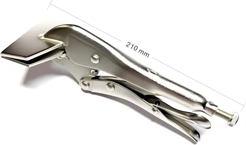 Miniatura 2 de Herramienta de hoja de metal de bloqueo, alicates de bloqueo de acero al carbono, tornillo de cabeza plana ajustable resistente al desgaste