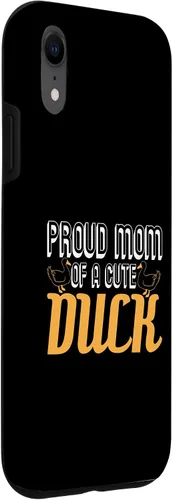 Miniatura 3 de Funda para iPhone XR Goose Mallard Quack Joke Cute Mommy Duckling Mom Duck Lover Case