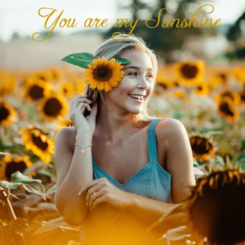 Miniatura 5 de You are My Sunshine - Colgante de oro rosa con diseño de girasol para pulsera Pandora