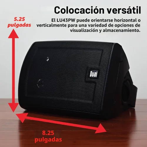 Miniatura 4 de Dual Electronics LU43PB - Altavoces con cable de 4 pulgadas y 3 vías de alto rendimiento para interiores y exteriores Configuración sin esfuerzo