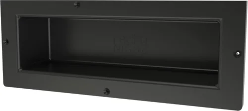 Tile Redi USA Niche - Estante de ducha empotrable individual, negro, un estante interior, 16 pulgadas de ancho x 6 pulgadas de alto x 4 pulgadas de