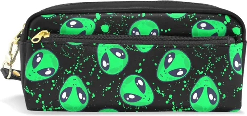 Miniatura 19 de Estuche portátil de gran capacidad con diseño floral de frutas de fresa, bolsa de maquillaje de piel sintética, organizador de maquillaje con asa