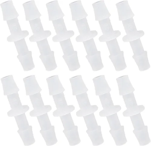 Miniatura 7 de Accesorio de púa para manguera de plástico, conectores de tubería de 3/4" x 3/4", empalmador con púas reparador, adaptador de unión, 6 piezas