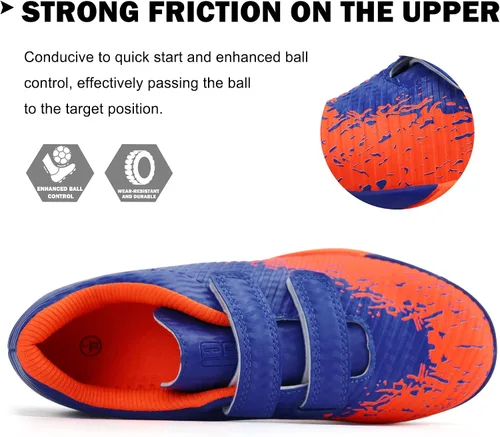 Miniatura 3 de brooman Zapatos de fútbol para niños y niñas zapatos de fútbol para interiores