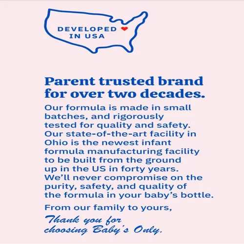 Miniatura 5 de Baby's Only Baby Formula - Fórmula infantil de nutrición completa, polvo a base de leche con hierro, vitamina E, vitamina D, fórmula infantil fácil