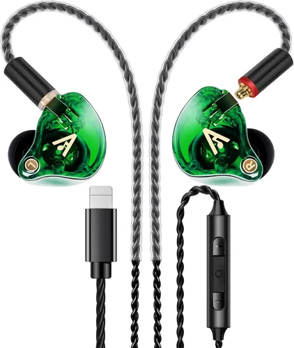 Miniatura 41 de Vibes 202 - Auriculares con cable - Auriculares HiFi in Ear Monitor - Auriculares profesionales con aislamiento de ruido - Sonido claro, graves