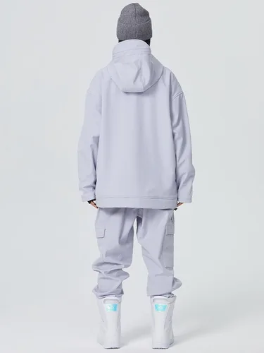 Miniatura 29 de RIUIYELE Traje de esquí para mujer, chaqueta y pantalones de snowboard para deportes al aire libre, traje de nieve con aislamiento impermeable