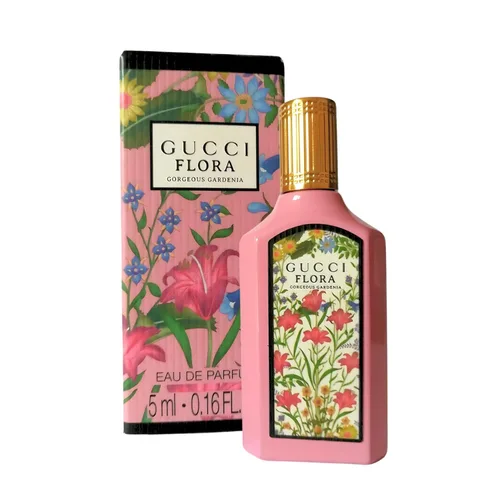Miniatura 8 de Gucci Flora Gorgeous Gardenia Perfume para mujer EDP Mini Splash Top 0.16 fl oz