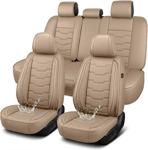 Miniatura 10 de DISUTOGO Fundas de Asiento Delantero para Coche Compatibles con Subaru Forester 2007-2024 2025 Fundas de Asiento de Cuero Sintético Impermeables