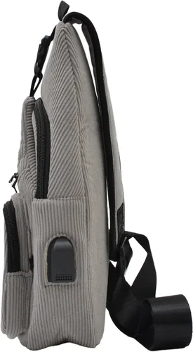 Miniatura 69 de Nupouch Mochila cruzada antirrobo, carga USB, mochila ligera para viajes, senderismo, todos los días