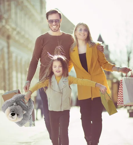 Miniatura 3 de DolliBu Bolsa de felpa de lobo gris, bolso de peluche súper suave para niños, bolsa de felpa de lobo salvaje esponjosa para niñas y niños, 8 pulgadas