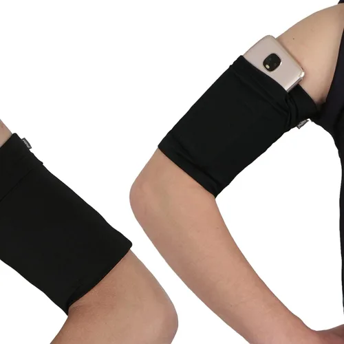 Miniatura 12 de Brazalete pequeño para llaves de teléfono celular, auriculares, Airpod con bolsillo oculto, funda protectora para teléfono, bolsillo