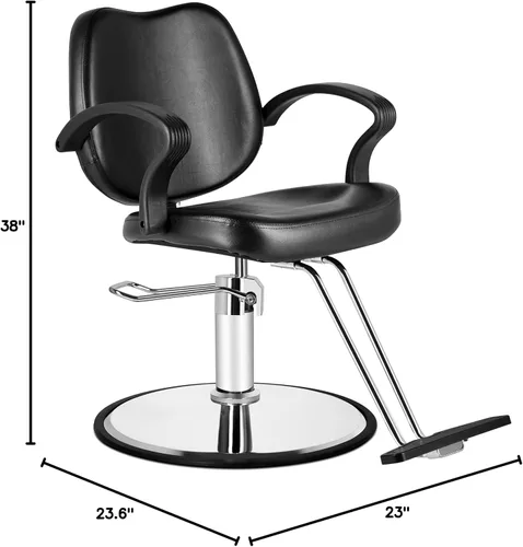 Miniatura 2 de Silla de peluquería silla de salón para estilista hidráulica silla de peluquería silla de peluquería estilo clásico