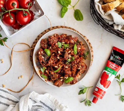 Miniatura 3 de Tuscanini Pasta de tomate orgánica premium en un tubo de 4.6 onzas (4.6 onzas, 2) Tomates 100% italianos, totalmente naturales, sin OMG