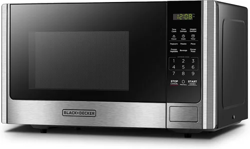 Miniatura 8 de BLACK+DECKER Microondas digital con puerta giratoria y botón de seguridad para niños