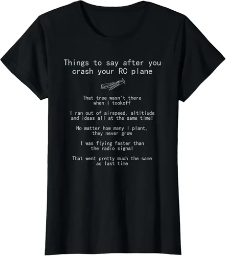 Miniatura 45 de Cosas que decir cuando te estrellas con tu camiseta RC Plane hobby