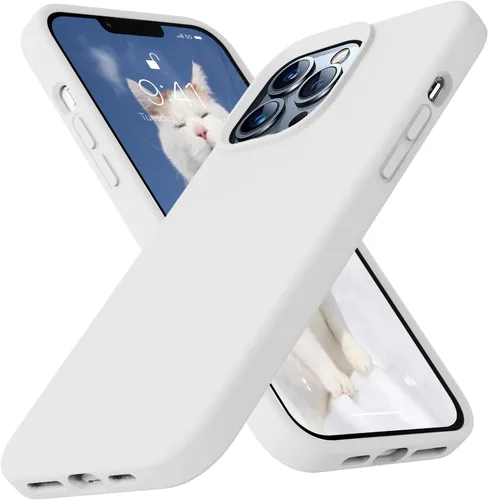 Miniatura 88 de Funda compatible con iPhone 13 de 6.1 pulgadas, de silicona líquida premium [forro de microfibra suave antiarañazos], goma de gel, protección Uva