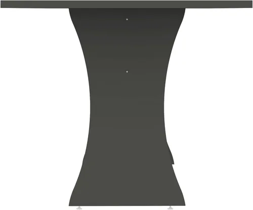 Miniatura 4 de Manhattan Comfort Coney - Mesa de comedor rectangular para 6 personas con patas de metal ajustables, superficie resistente y elegante silueta