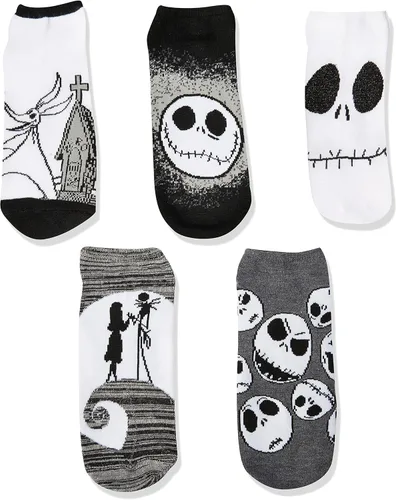 Miniatura 2 de Disney Paquete de 5 calcetines de pesadilla antes de Navidad para mujer