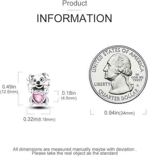 Miniatura 176 de Hapour Dijes de plata de ley 925 para pulseras, collar, joyería europea, colgante de cuentas para mujeres y madres