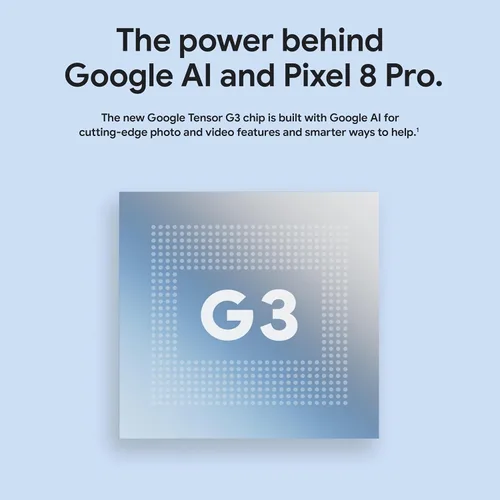 Miniatura 13 de Google Pixel 8 Pro - Smartphone Android desbloqueado con lente teleobjetivo y pantalla Super Actua - Batería de 24 horas - Bay - 128 GB