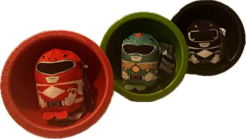 Miniatura 4 de Just Play Red Mighty Morphin Power Ranger Mini de 3 pulgadas. Colecciónalos todos hoy