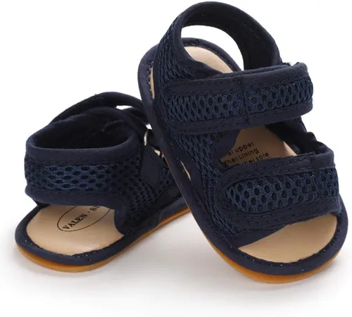 Miniatura 5 de RVROVIC Sandalias de primera calidad para bebés, niños y niñas, suela de goma antideslizante suave, zapatos de verano al aire libre para niños