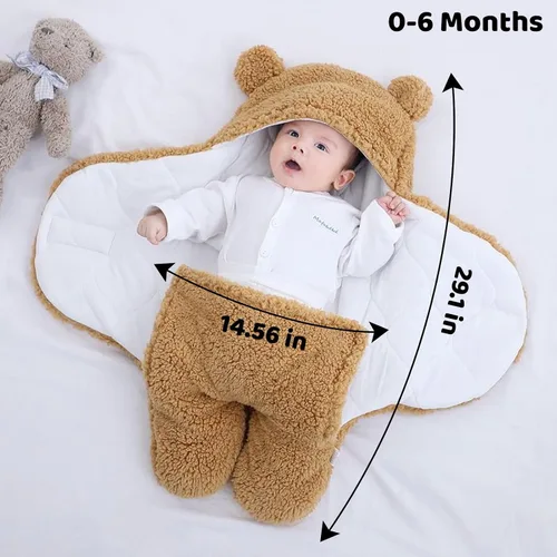 Miniatura 2 de Danolt Manta de Pañales para Bebé 0-6 Meses, Esenciales para Bebé, Esenciales para Bebé Niña o Niño Recién Nacido