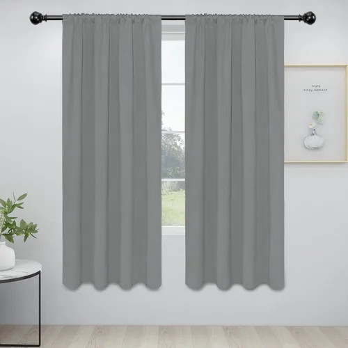 Miniatura 80 de Easy-Going - Cortinas opacas con bolsillo para varilla para el dormitorio, cortinas para ventanas que oscurecen la habitación o la sala de estar
