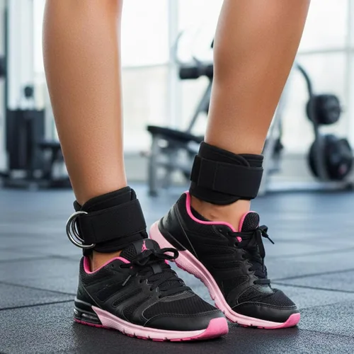 Miniatura 5 de 2 correas de levantamiento de pesas con anillo D, muñequeras ajustables para gimnasio, soporte de muñeca acolchado, accesorios para máquina