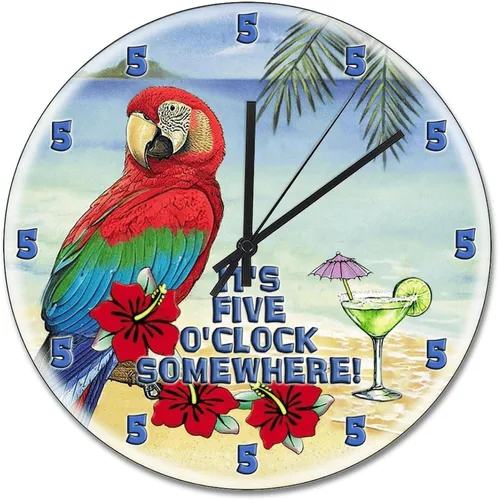 Miniatura 36 de Reloj de pared de madera rústica personalizado de 10 pulgadas, silencioso sin tictac, funciona con pilas, para sala de estar, dormitorio, cocina, En