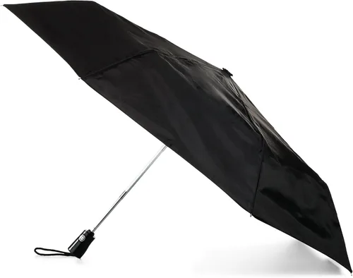 Miniatura 2 de Totes Tecnología NeverWet, cierre automático de apertura automática, paraguas de arco negro de 43 pulgadas, mediano, Negro -, Compacto
