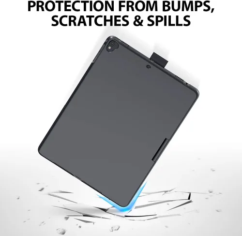 Miniatura 7 de Funda con teclado para iPad de 9ª generación (10.2 pulgadas, 2021) 360° 7 modos Retroiluminación 12 colores Delgada, ligera y protectora