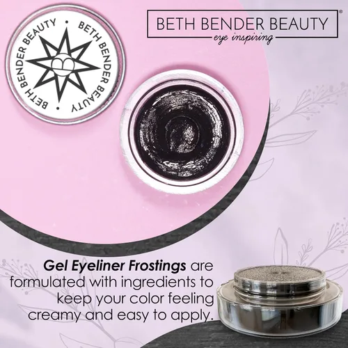 Miniatura 4 de Beth Bender Beauty - Gel Eyeliner Frosting en Negro Mate (Jett)