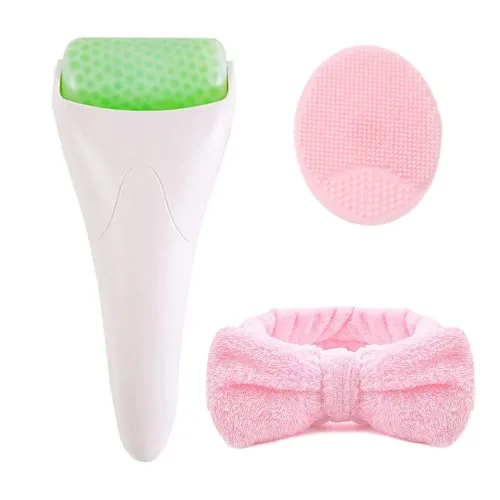 Miniatura 7 de Rodillo de hielo para moldeador facial, masajeador facial, herramientas para el cuidado de la piel para antiarrugas, hielo frío, rodillo facial