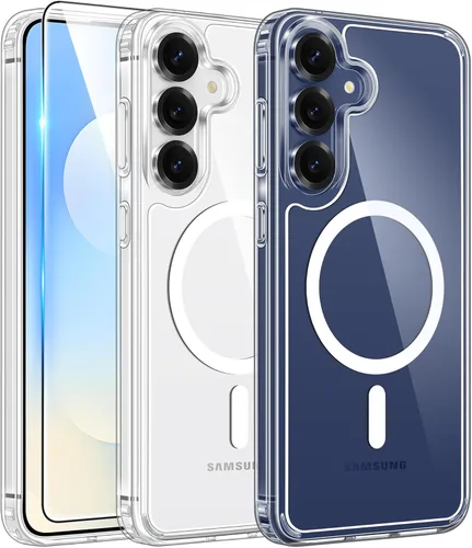 Miniatura 1738 de FNTCASE Funda para iPhone 13 Pro-Max: Fundas magnéticas transparentes compatibles con Magsafe Slim anti amarillamiento protección contra caídas