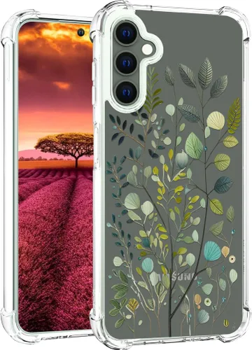 Miniatura 19 de Compatible con Samsung Galaxy S23 - Funda transparente para mujeres y niñas, diseño transparente (formas geométricas de arte abstracto)