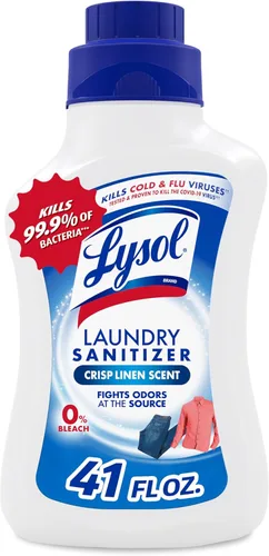 Lysol Desinfectante para ropa y potenciador de fragancia, aditivo para detergente de lavandería, seguro para colores, alternativa al blanqueador,