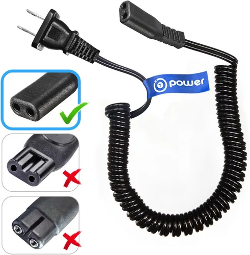 Miniatura 2 de T POWER Cable de carga para Philips Phillips Norelco, Remington, Grundig, Braun, Eltron Shaver Power Lead Electric Shavers Cable de afeitadora
