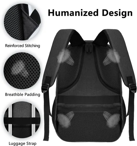 Miniatura 6 de Skaypibs Mochilas escolares para mujeres, mochilas escolares para niñas, niños y adolescentes, mochilas para laptop de 15.6 pulgadas con puerto