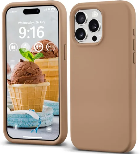 Miniatura 10 de IceSword Funda compatible con iPhone 15 Pro, silicona líquida, delgada, protección de cuerpo completo, suave, antiarañazos, color rojo, para hombres