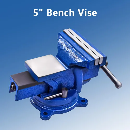 Miniatura 5 de WFLNHB Abrazadera de banco de 5 pulgadas, base giratoria de bloqueo, ajuste resistente para manualidades, pintura, escultura, modelado, electrónica
