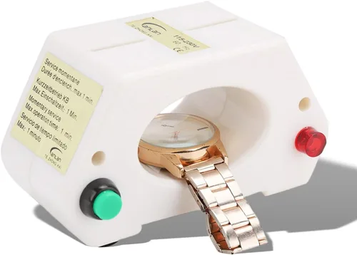 Desmagnetizador, reloj de pulsera mecánico profesional desmagnetizador herramienta de reparación de reloj (estándar de EE. UU. 115 230 V)