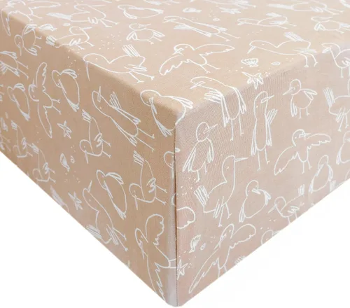 Miniatura 35 de Copper Pearl Sábanas de punto prémium para cuna de bebé para colchones estándar, transpirables y suaves, trucha